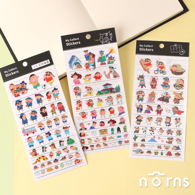 My Collect Stickers蠟筆小新裝飾貼紙- Norns Original Design 透明貼紙