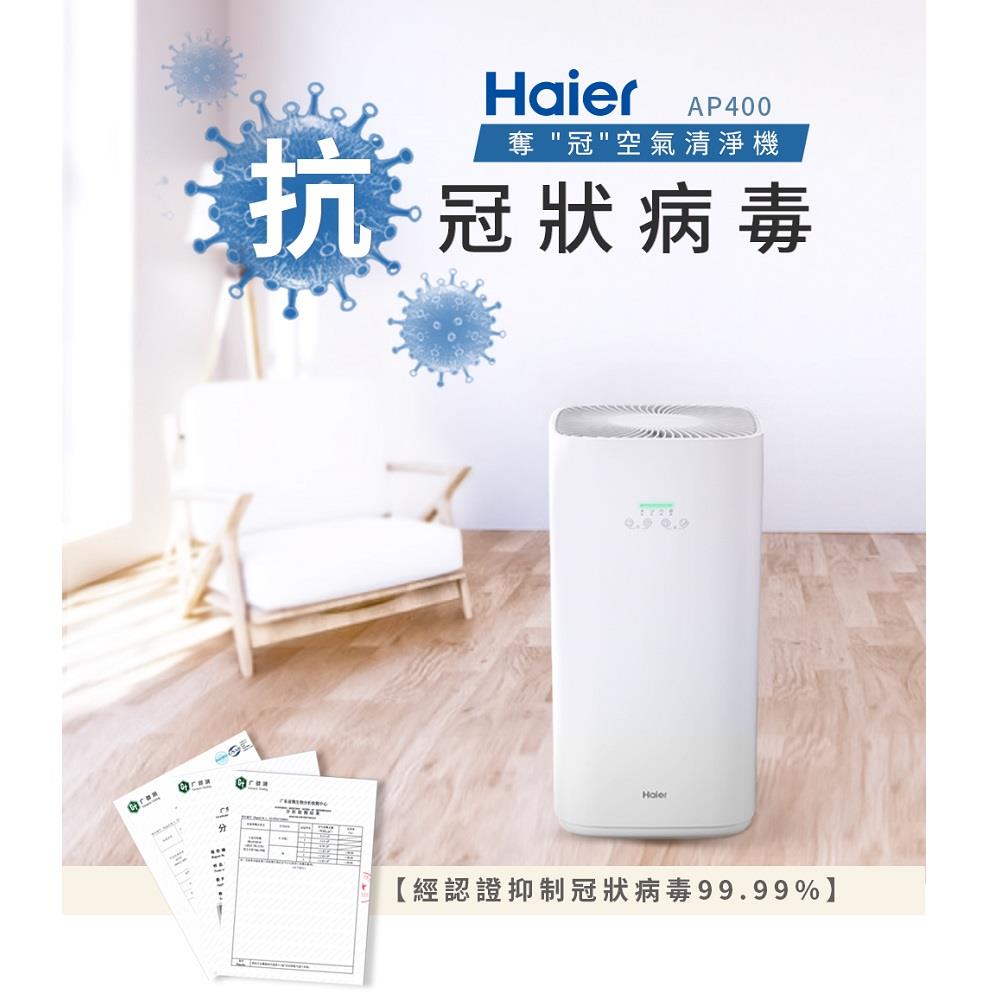 【Haier】海爾抗冠狀病毒空氣清淨機(AP400)