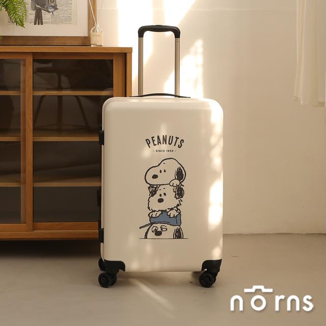 Peanuts史努比行李箱 手足24吋- Norns Original Design Snoopy 正版授權 旅行箱