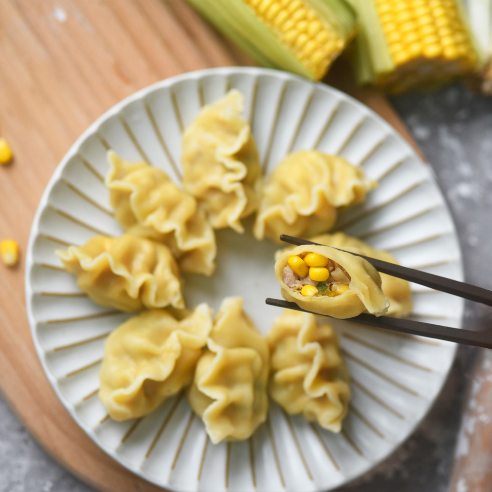 【冷凍店取-段純貞】段純貞霸王手工玉米豬肉水餃(900公克±１５公克)