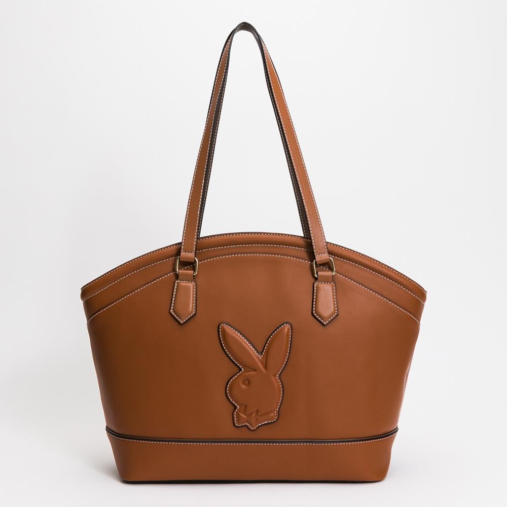 PLAYBOY  托特包 Carry on系列 - 咖色(532-5903-60-6)