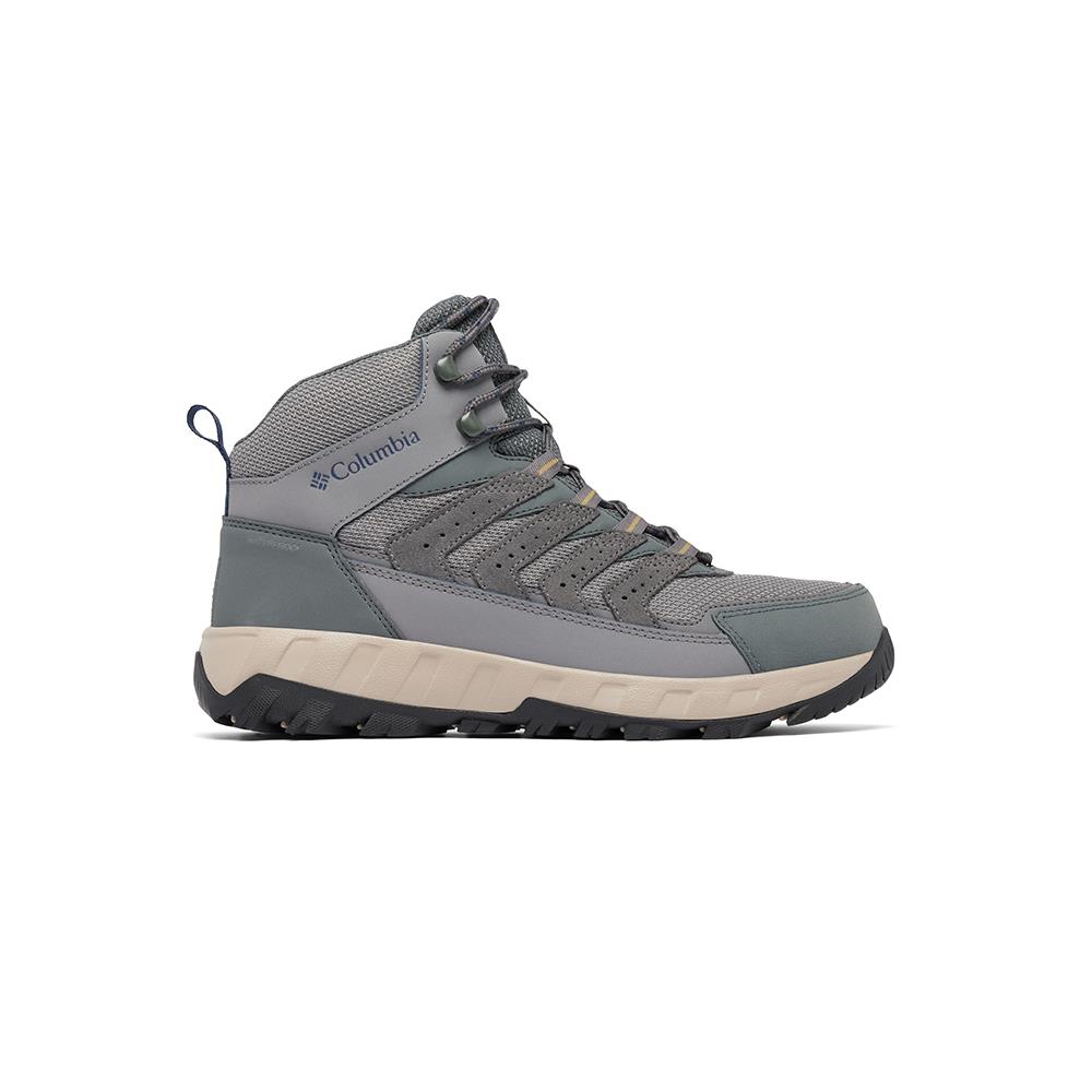 Columbia哥倫比亞 男款- Omni-Tech™防水高筒登山鞋深灰色 - STRATA TRAIL™ MID WP  UYM86510DY/IS