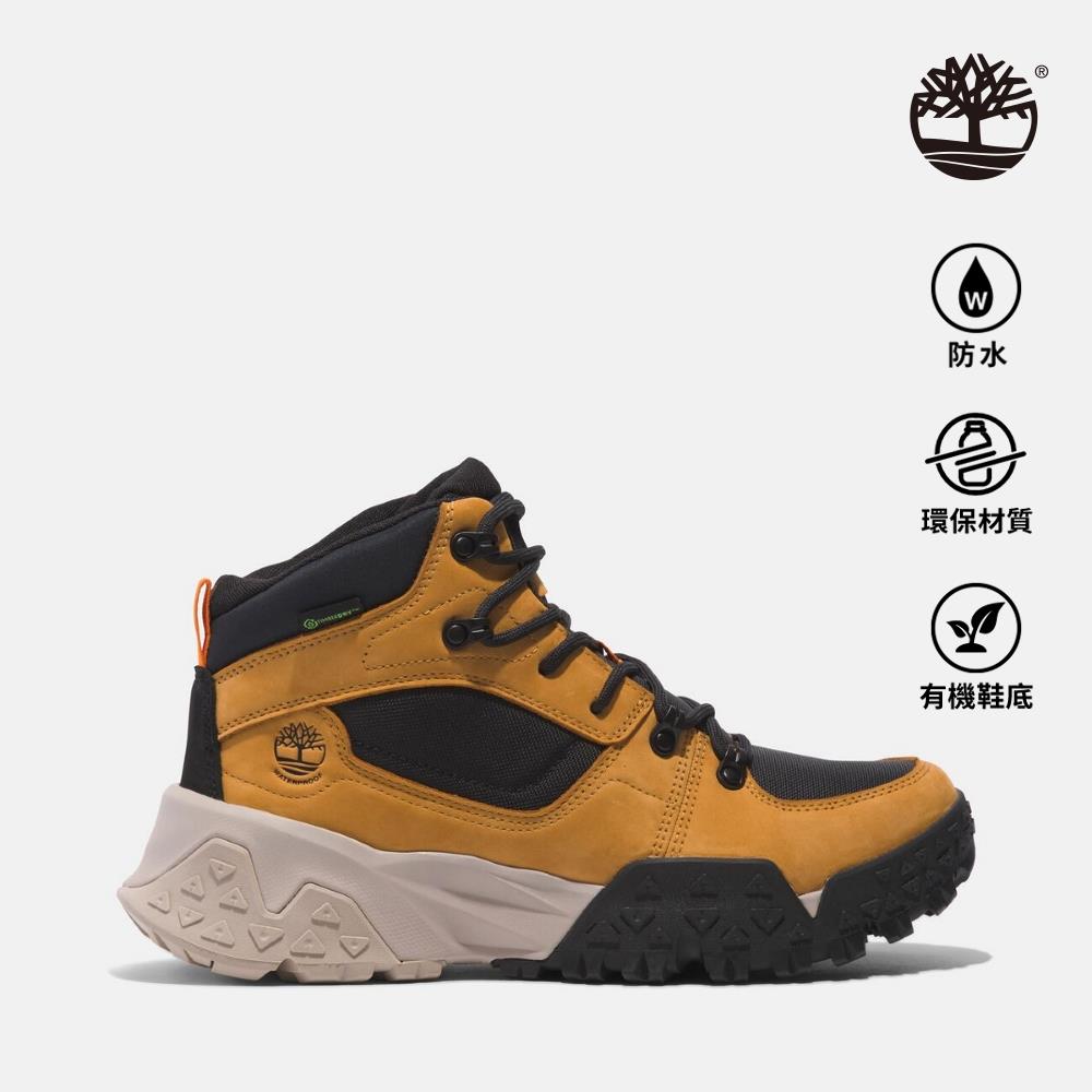 Timberland 男款小麥色Motion Scramble防水中筒健行鞋|A68Q8754