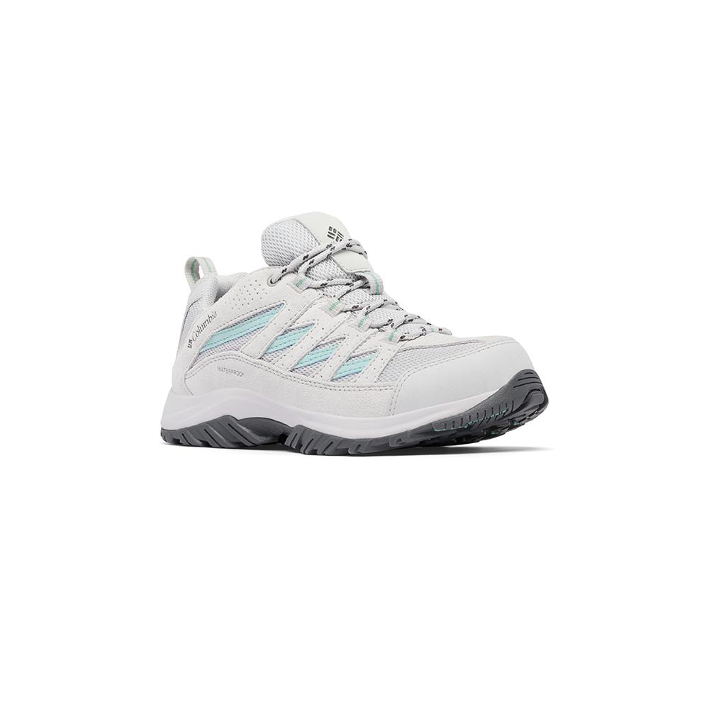 Columbia哥倫比亞 女款- Omni-Tech防水登山鞋淺灰色 - CRESTWOOD™ WATERPROOF WIDE  UBK53720LY/IS