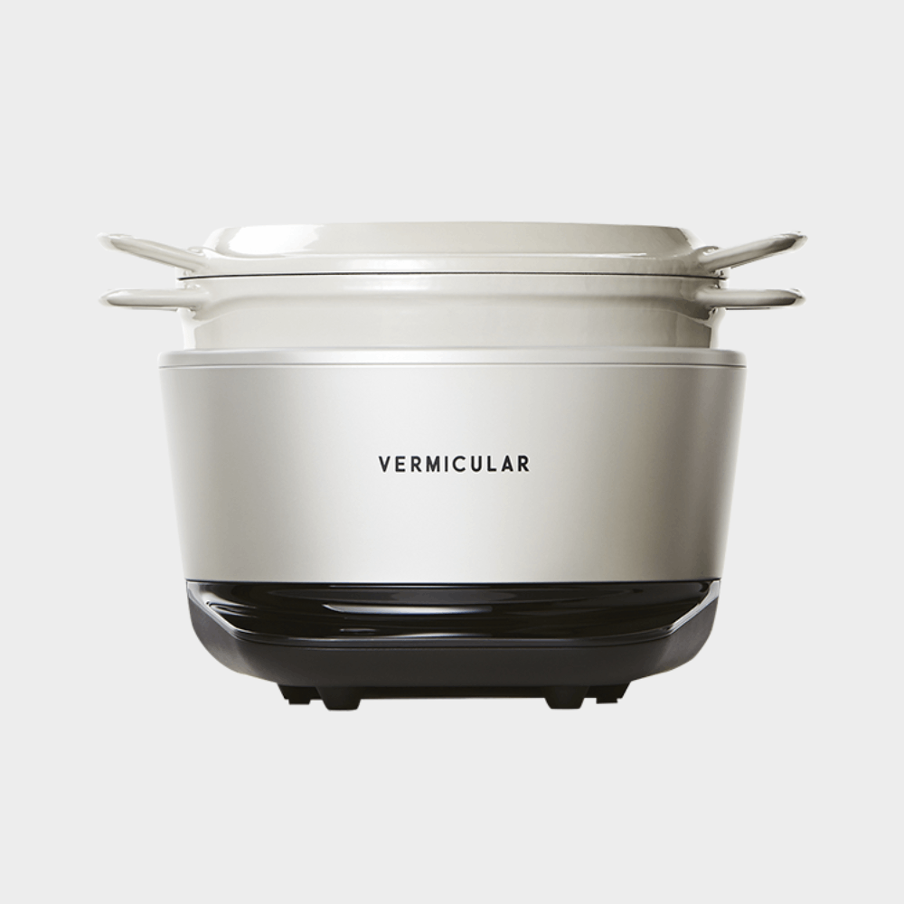 【超值極簡版】Vermicular IH琺瑯電子鑄鐵鍋 (海鹽白)