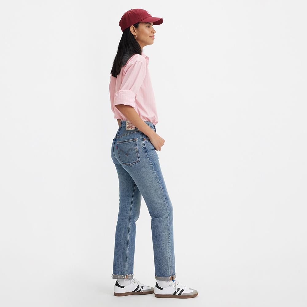 Levis crop 501 discount jeans