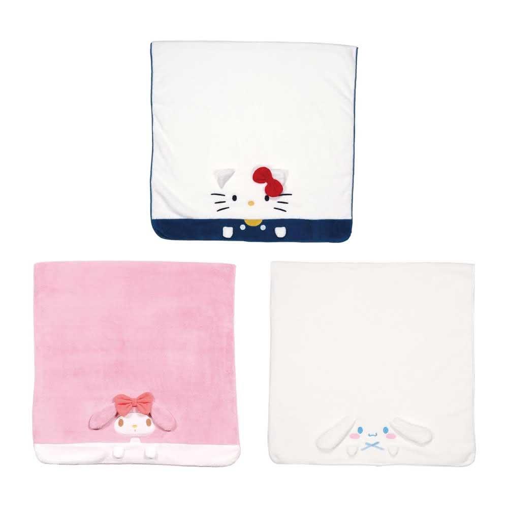 日本skater三麗鷗造型吸水速乾浴巾-60x120cm(Hello Kitty/Melody/大耳狗)