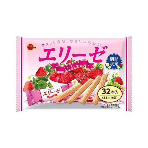 【北日本】草莓味愛麗絲威化餅(115.2gx1包)(效期至2024/10/31)