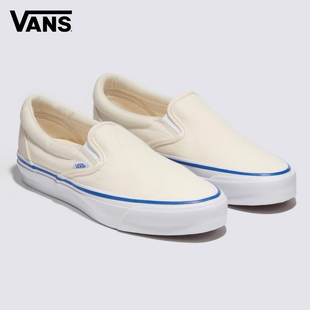 Khaki slip on on sale vans