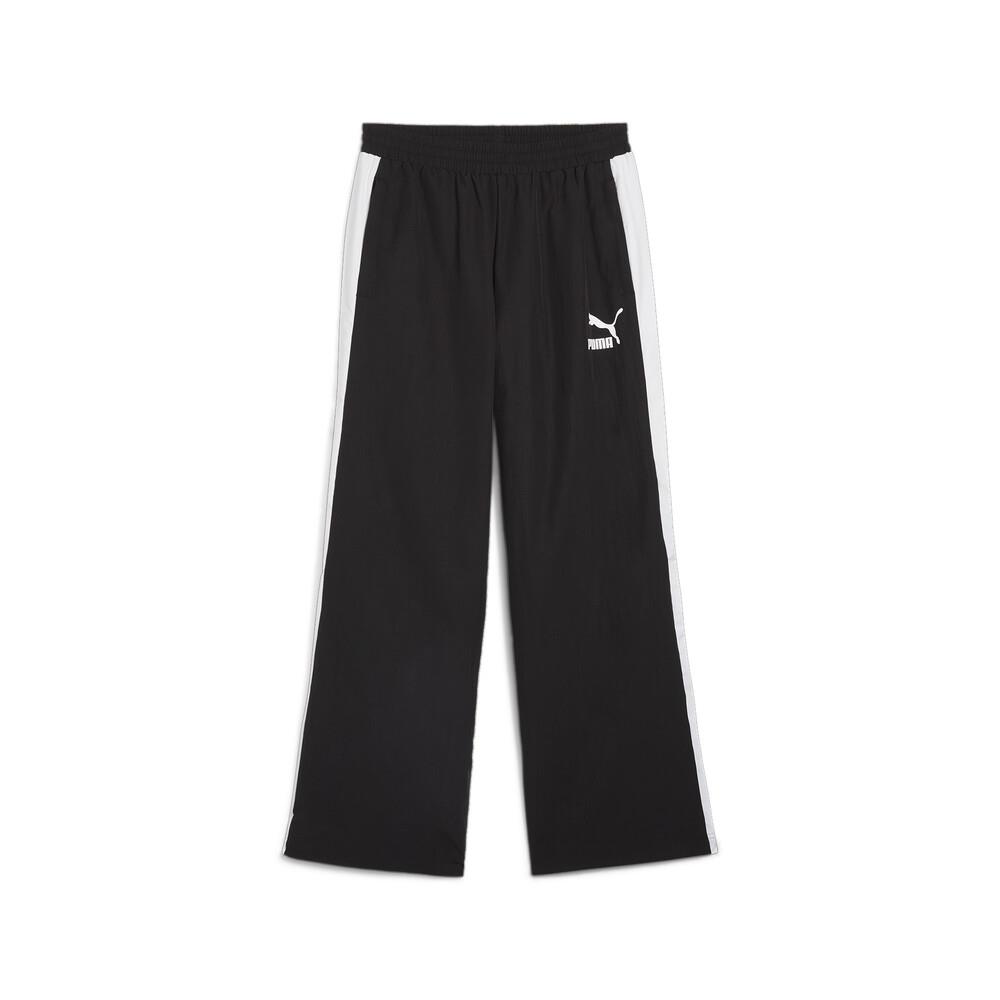 PUMA 流行系列T7寬版長風褲 男女共同