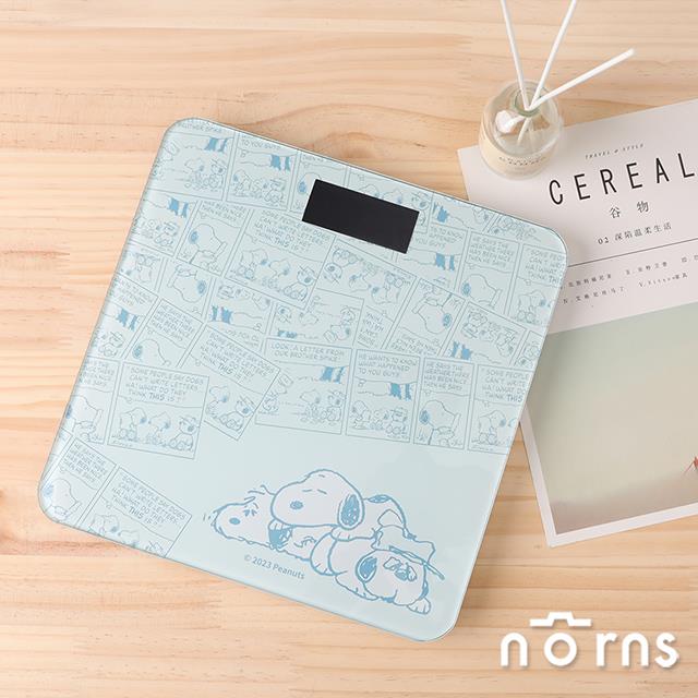 Peanuts史努比電子體重計- Norns Original Design Snoopy正版授權 LCD輕薄電子體重機