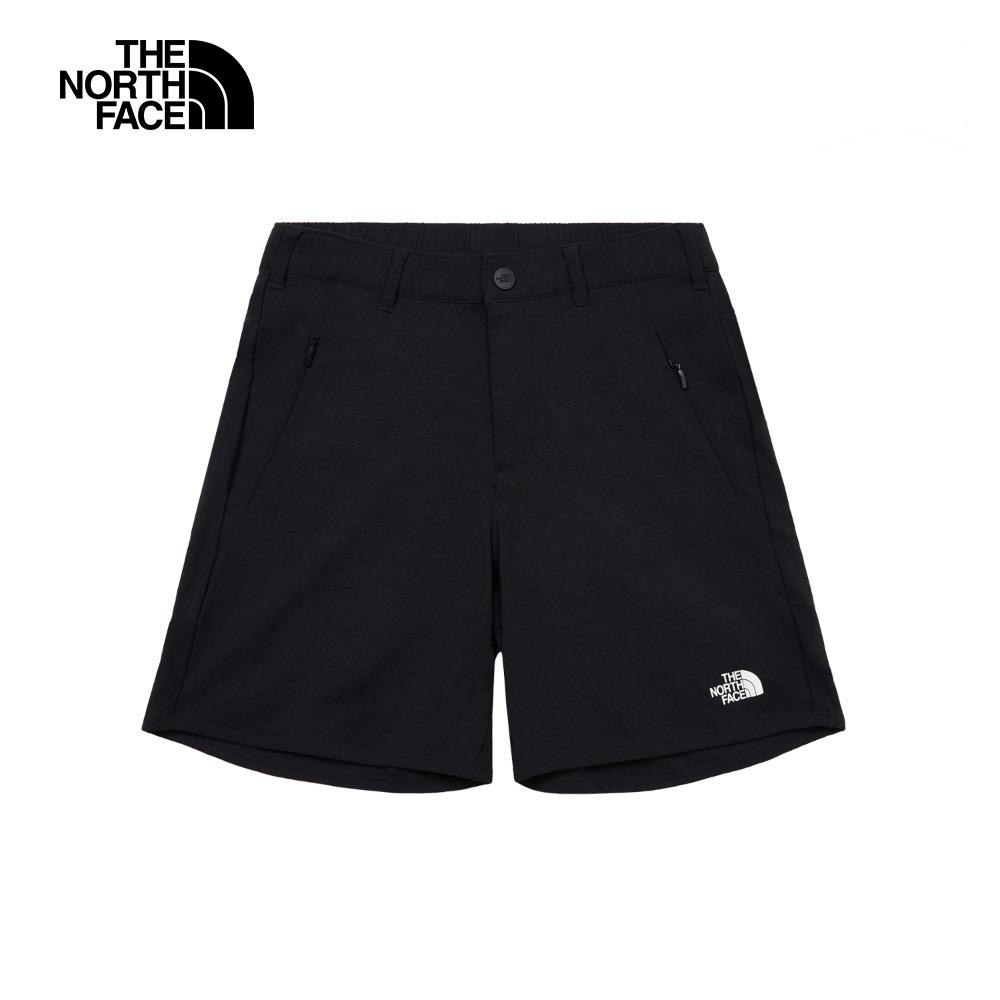 The North Face北面女款黑色吸濕排汗休閒短褲｜8AVGJK3