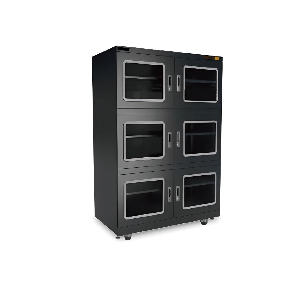 微電腦防潮櫃 ESD-A15B-6抗靜電無中柱專業六門型