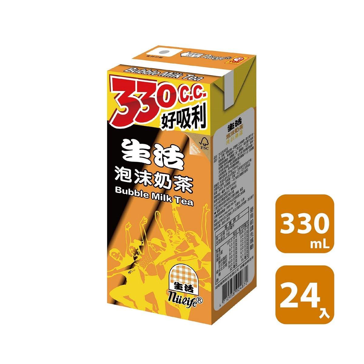【生活】箱購生活泡沫奶茶330ml(330mlx24)
