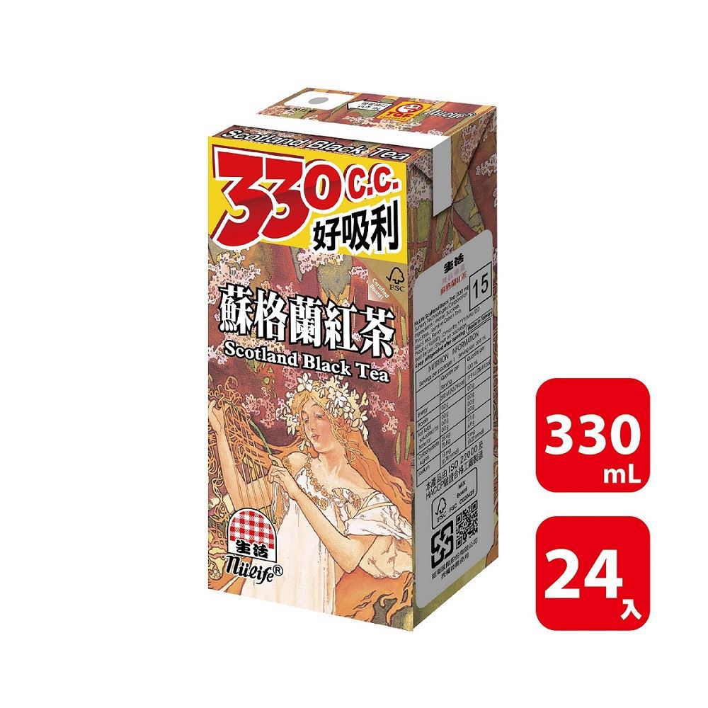 【生活】箱購生活蘇格蘭紅茶330ml(330mlx24)(效期至2026/03/04)