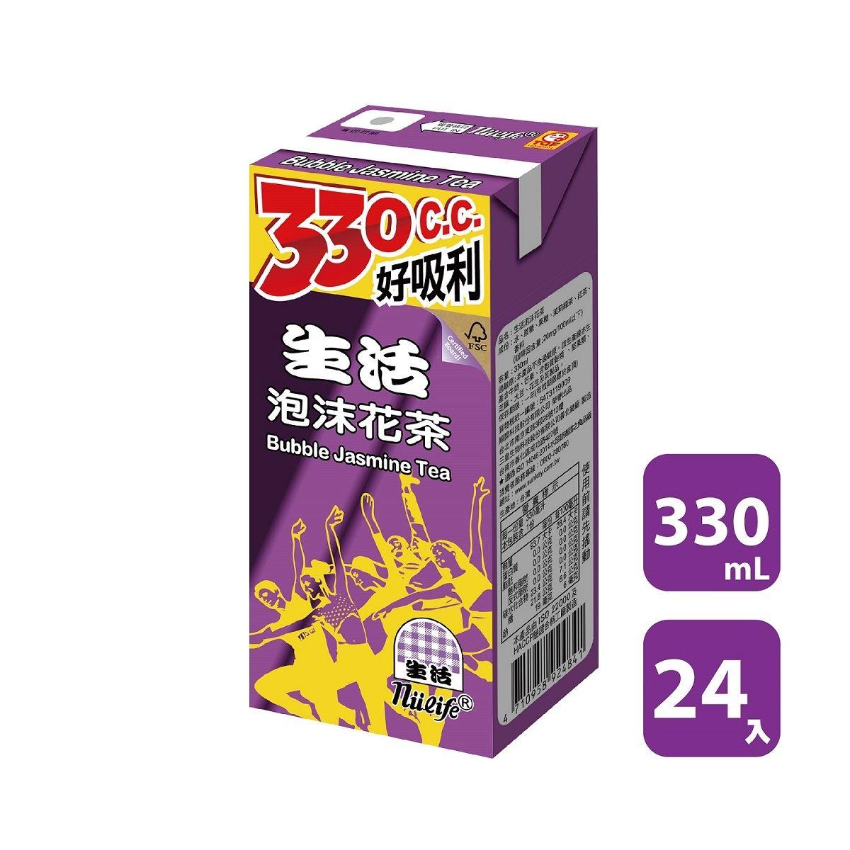 【生活】箱購生活泡沫花茶330ml(330mlx24)