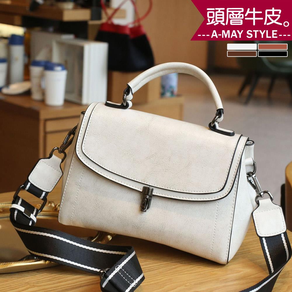 真皮包 手提包 女包 優雅真皮高級感肩背小方包(4色)【XTT0125133】＊艾美時尚(現 預)