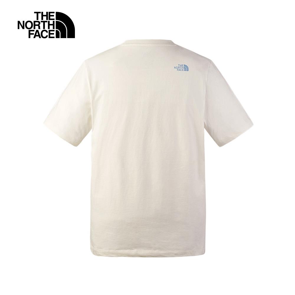 The north face white on sale shirt