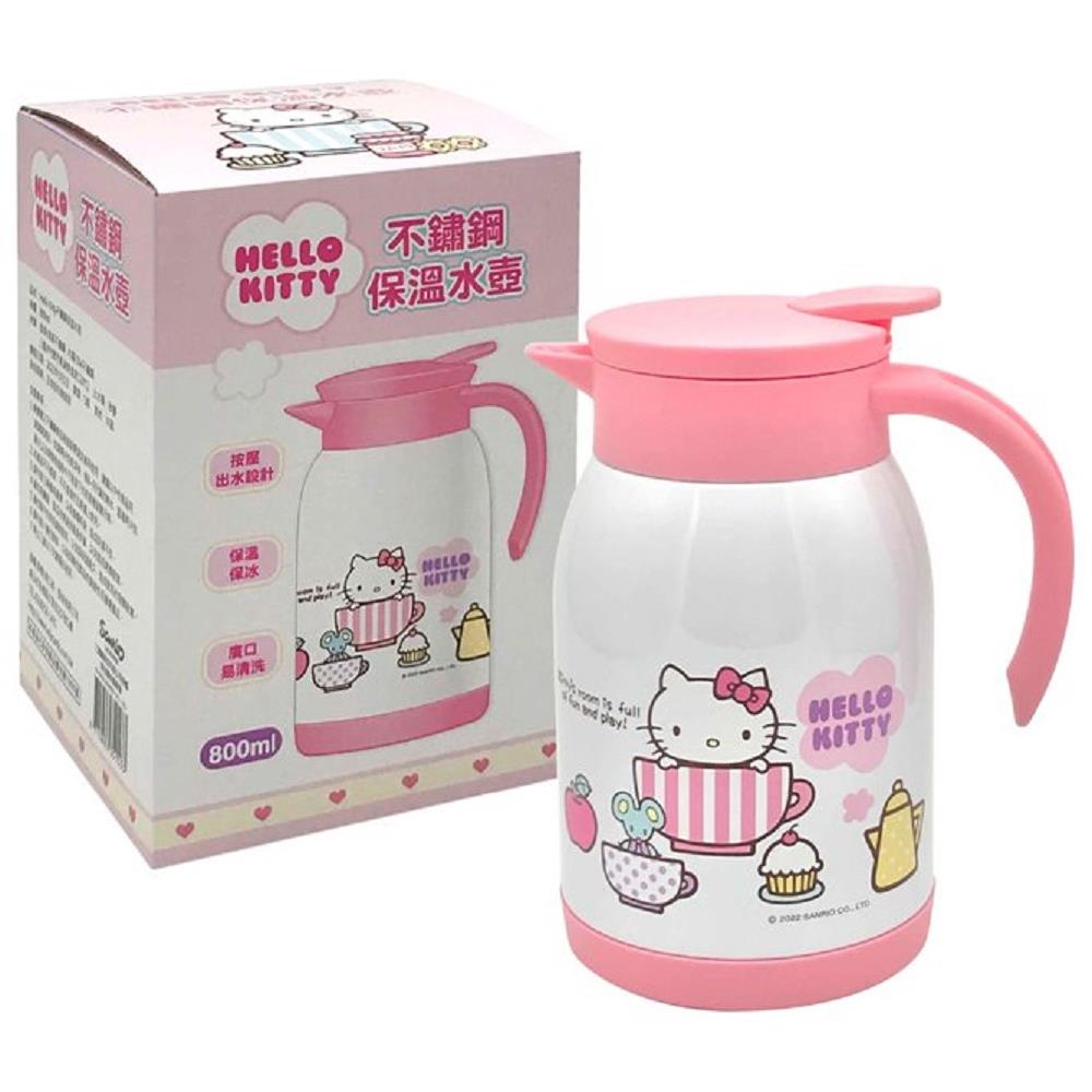 【Hellokitty】不鏽鋼保溫水壺800ml(800ML)