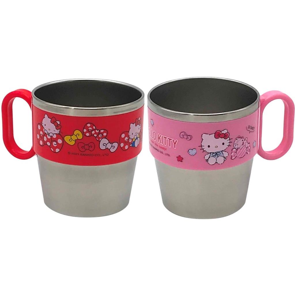 【Hellokitty】不鏽鋼疊疊杯300ml粉(300ML)