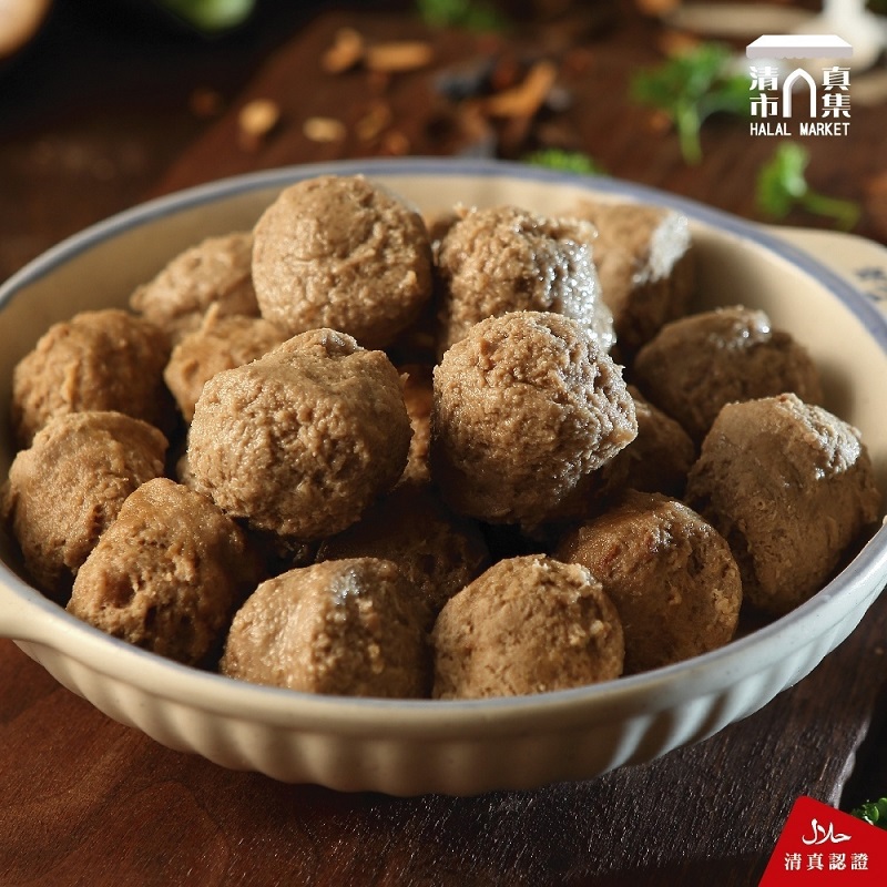【冷凍店取-清真市集】冷凍牛肉貢丸(300g/包)(效期至2026/03/04)