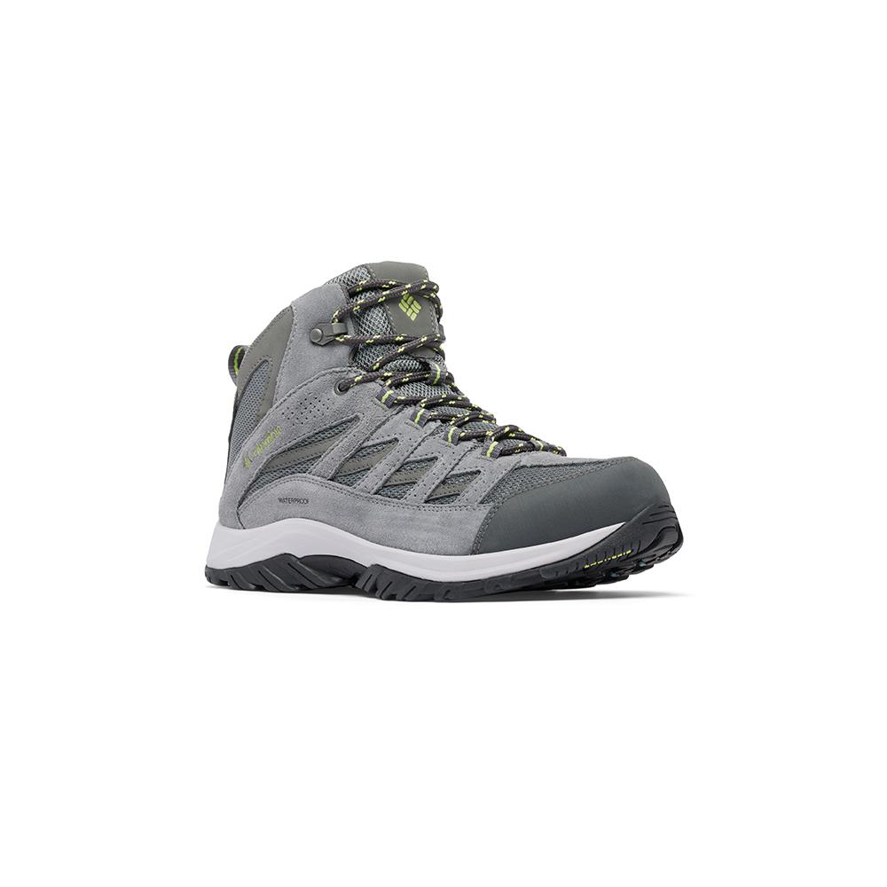 Columbia哥倫比亞 男款- Omni-Tech防水高筒登山鞋灰色 - CRESTWOOD™ MID WATERPROOF WIDE  UBI53710GY/IS