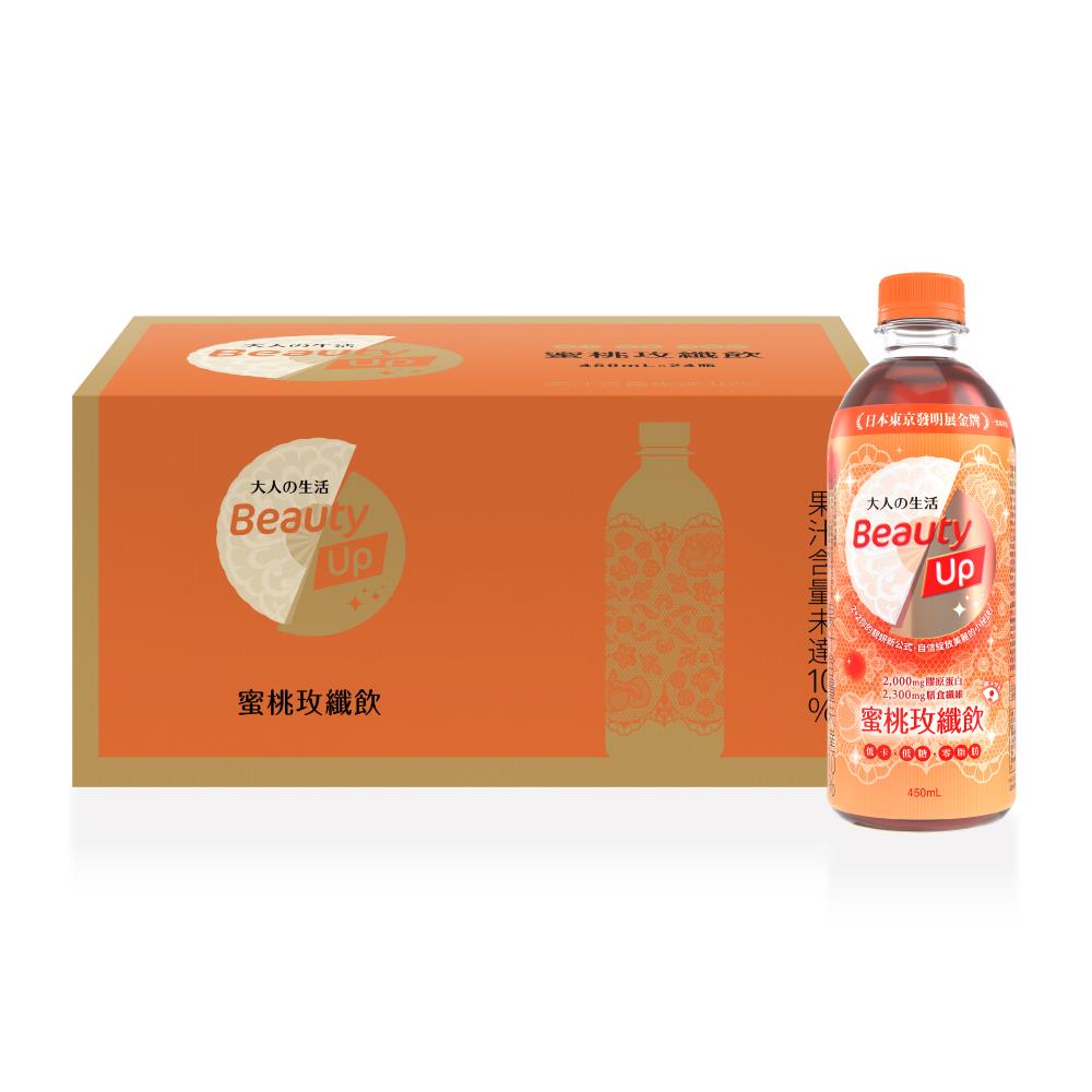 大人の生活 - 蜜桃玫纖飲(450ml/瓶)(24瓶/箱)有效期限至12/25