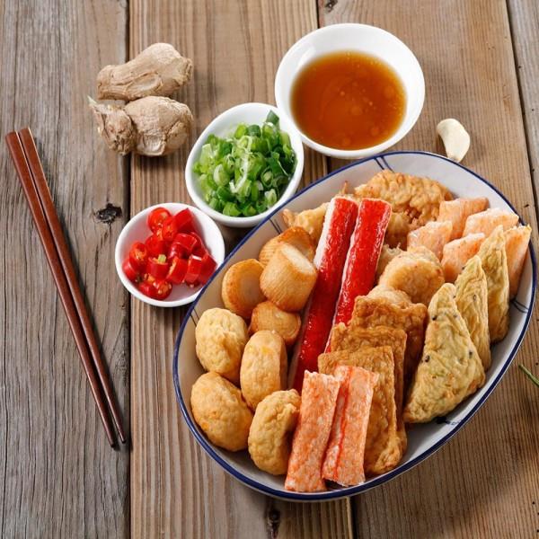 【華得水產】日本魚漿綜合火鍋料 600g-廠商直送