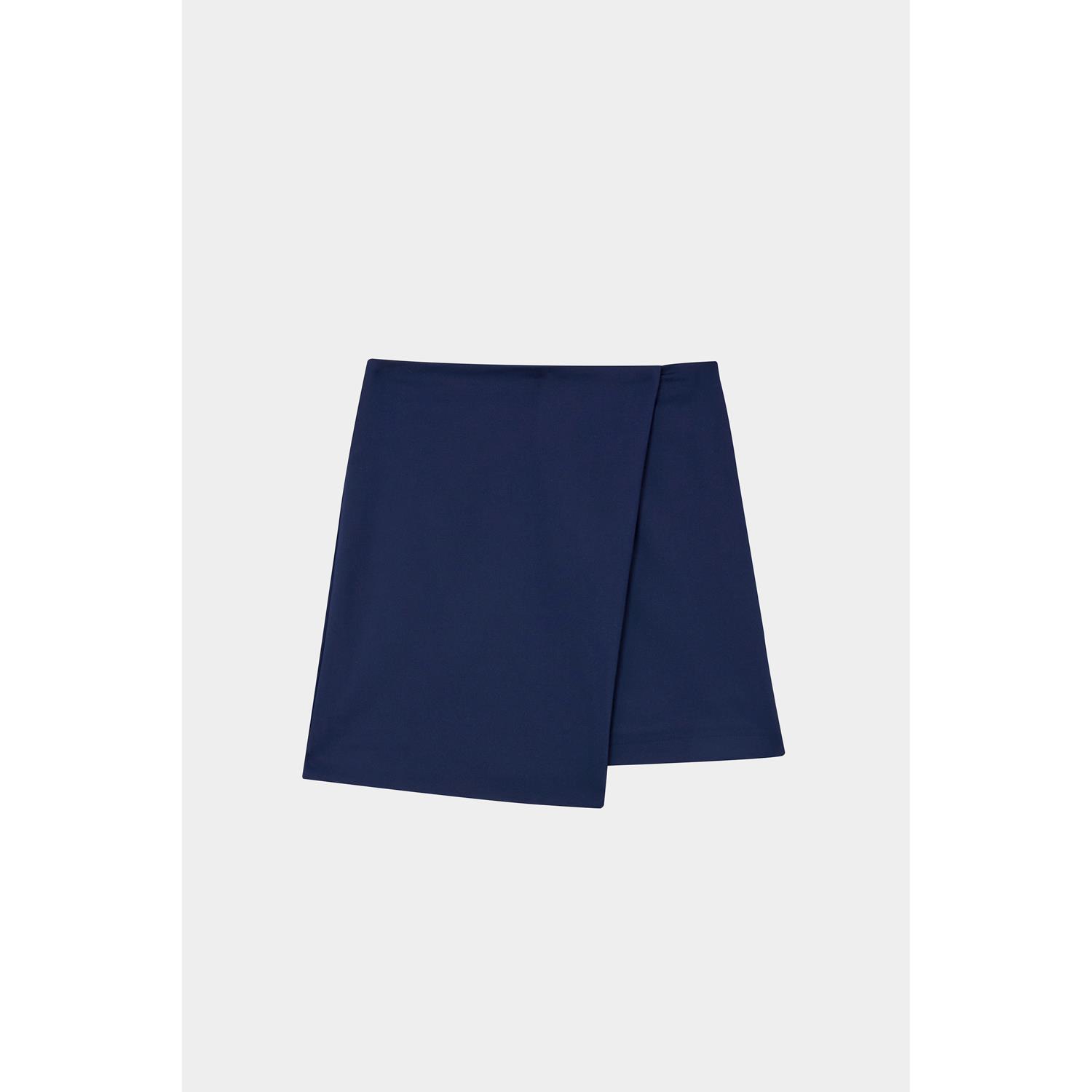 SST&C Navy Fitted Skirt |  7462403007