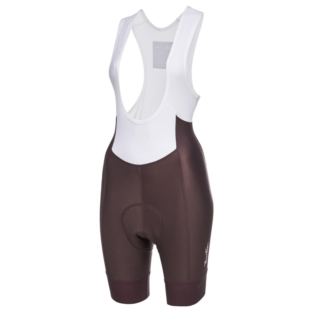 NERVE TRAINING Bib Shorts 運動版吊帶女款車褲 2.0  (暮褐色)