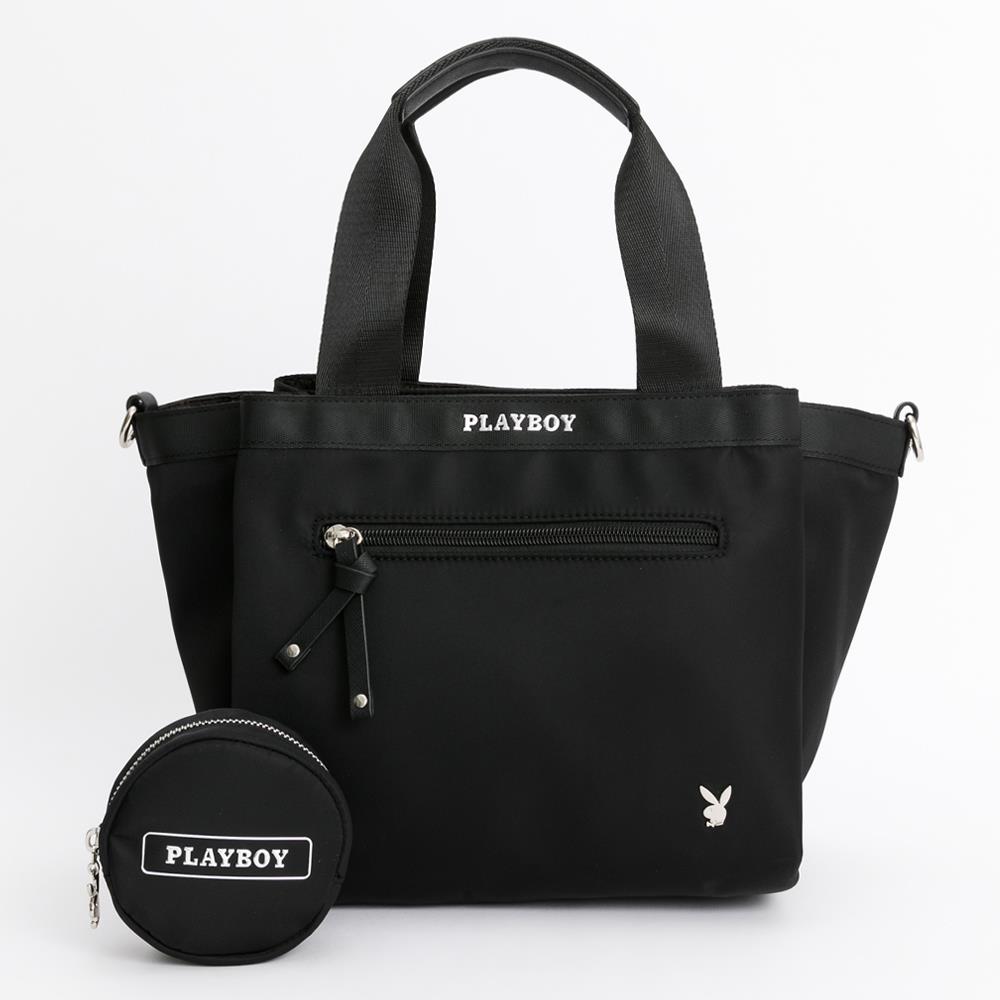 PLAYBOY  手提包附長背帶 Futura系列 - 黑色(541-1205-09-6)