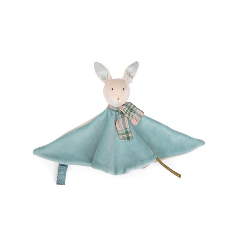 法國 Moulin Roty 小小舞蹈學校-藍兔安撫巾