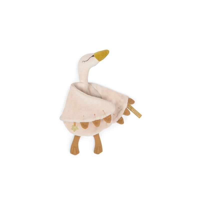 【預購】法國 Moulin Roty 小小舞蹈學校-天鵝安撫巾