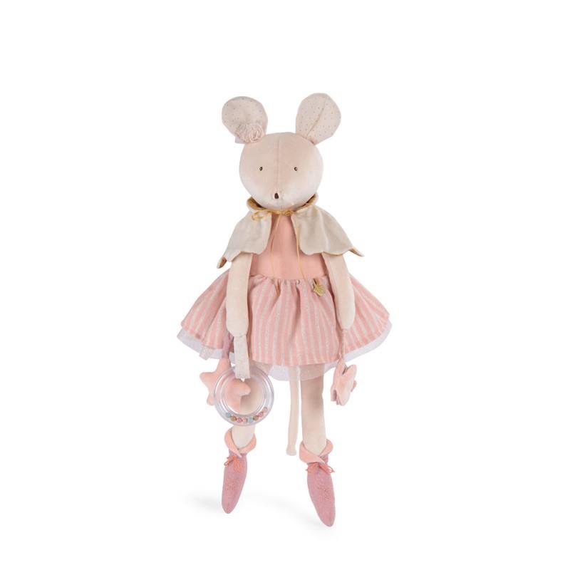 法國 Moulin Roty 小小舞蹈學校-老鼠遊戲玩偶57cm
