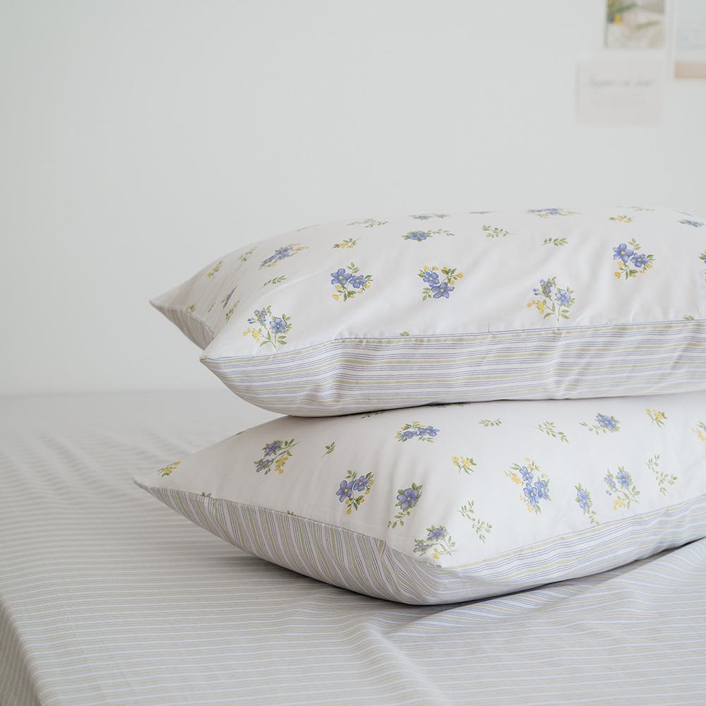 床包+枕套-單人 / 100% 精梳純棉 / 椿嶼
