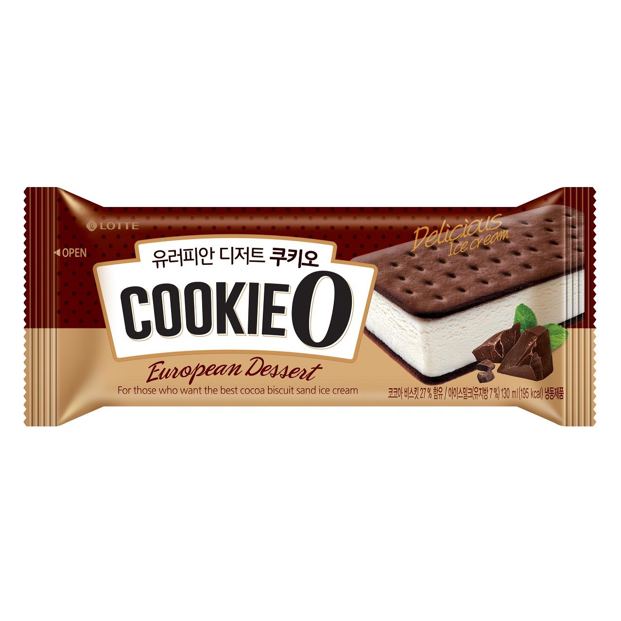 【冷凍店取-ＬＯＴＴＥ】ＣＯＯＫＩＥ Ｏ三明治雪糕(７６ｇ／個)