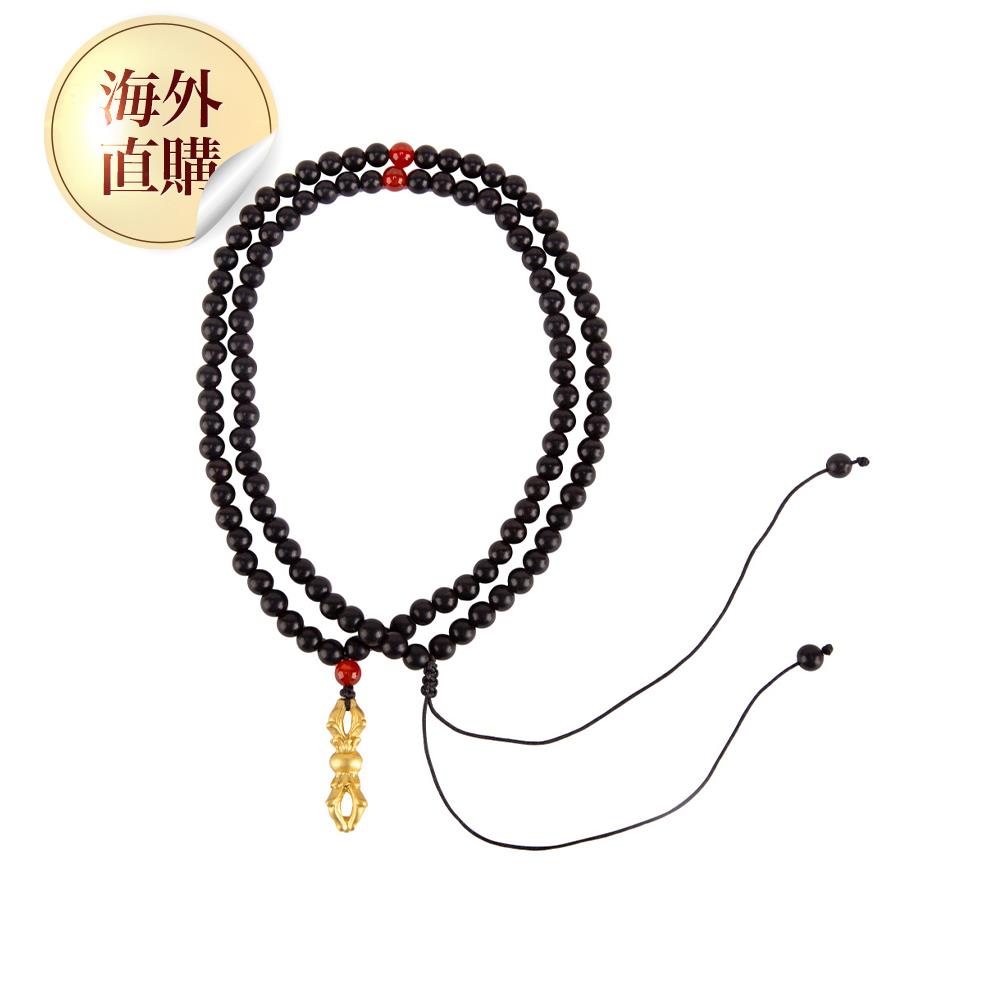 靜心化煞黑檀木金剛杵念珠（限海外直購）Prayer Beads