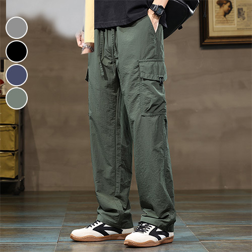 長褲 透氣舒適直筒工裝褲 寬版 日系 韓系 牛仔褲 復古 古著 修身 加大尺碼 台灣出貨【NZ5Z2353】