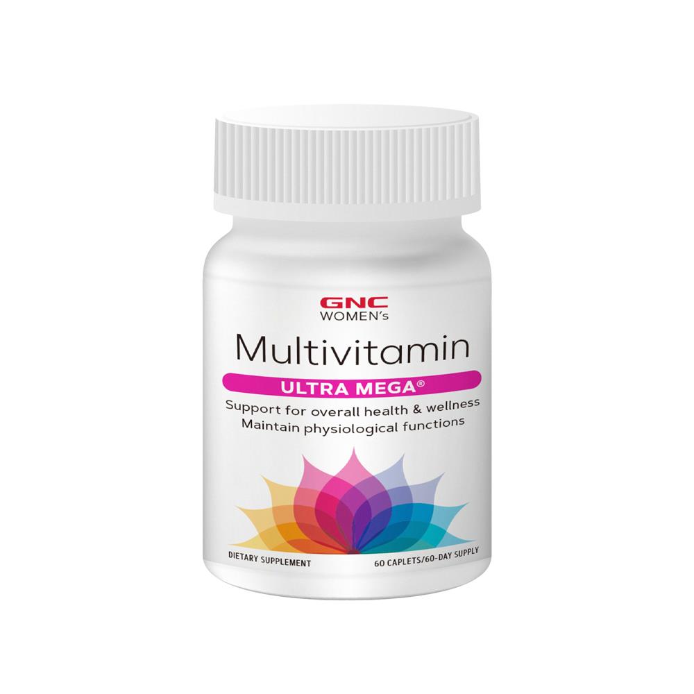 氣色紅潤 一錠補給26種營養素 女性綜合維生素｜GNC Women’s Multivitamin Ultra Mega