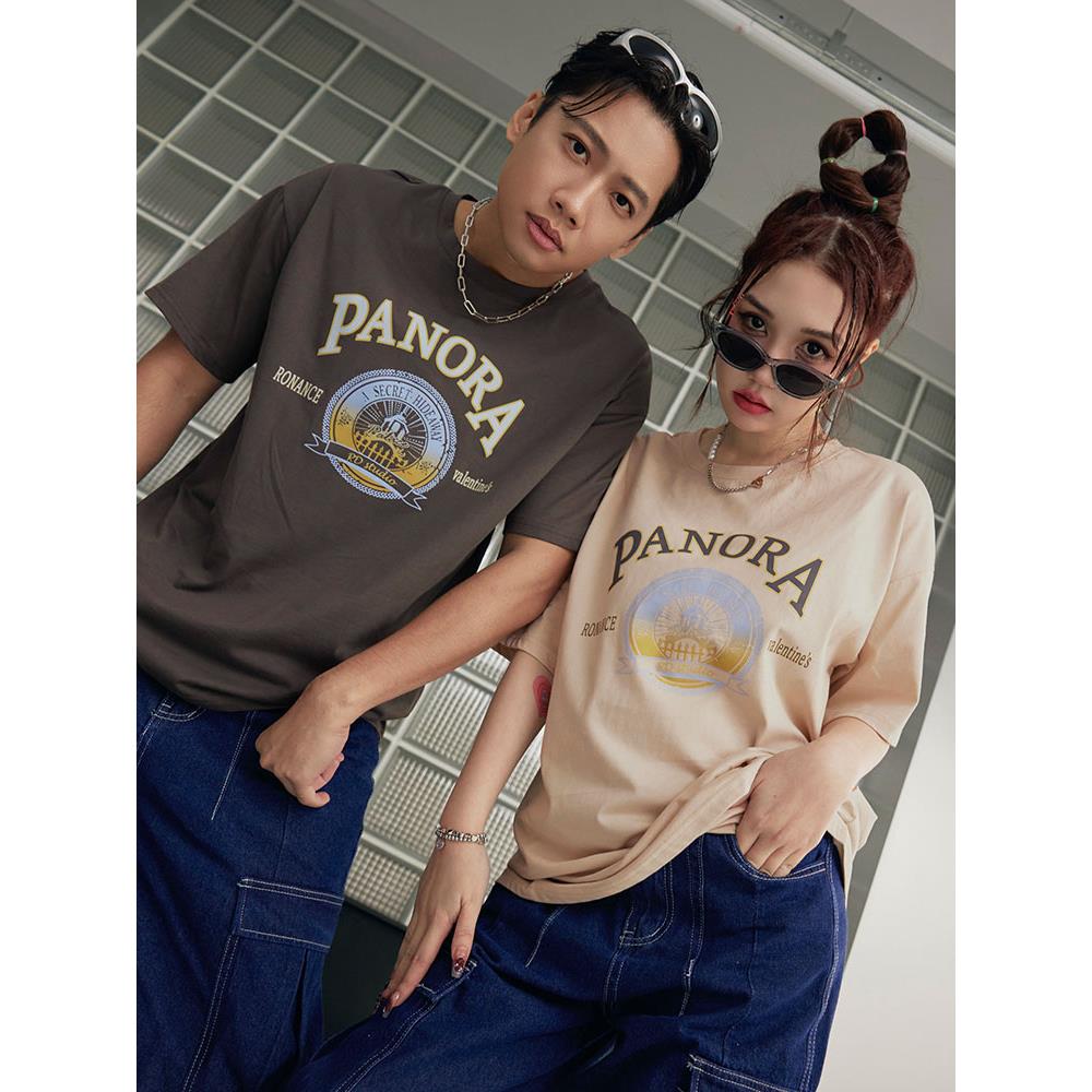 尼克&Ashly.美式復古印花純棉T