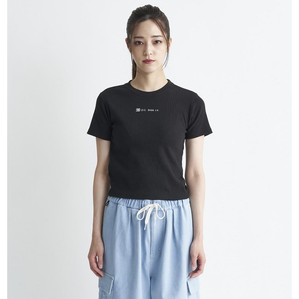 【DC SHOES】24 WS TELECO SHORT SS 女裝短袖T恤 黑色(LST241308241)
