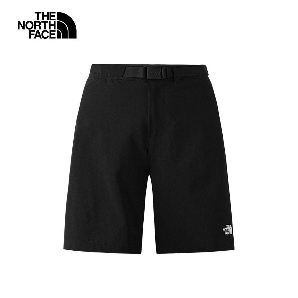 The North Face北面女款黑色吸濕排汗涼感休閒短褲｜87VPJK3