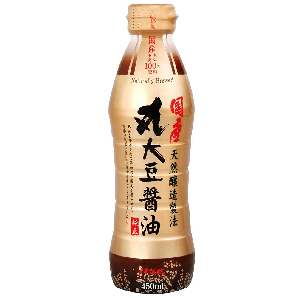 【福利品】伊賀越丸大豆醬油450mL