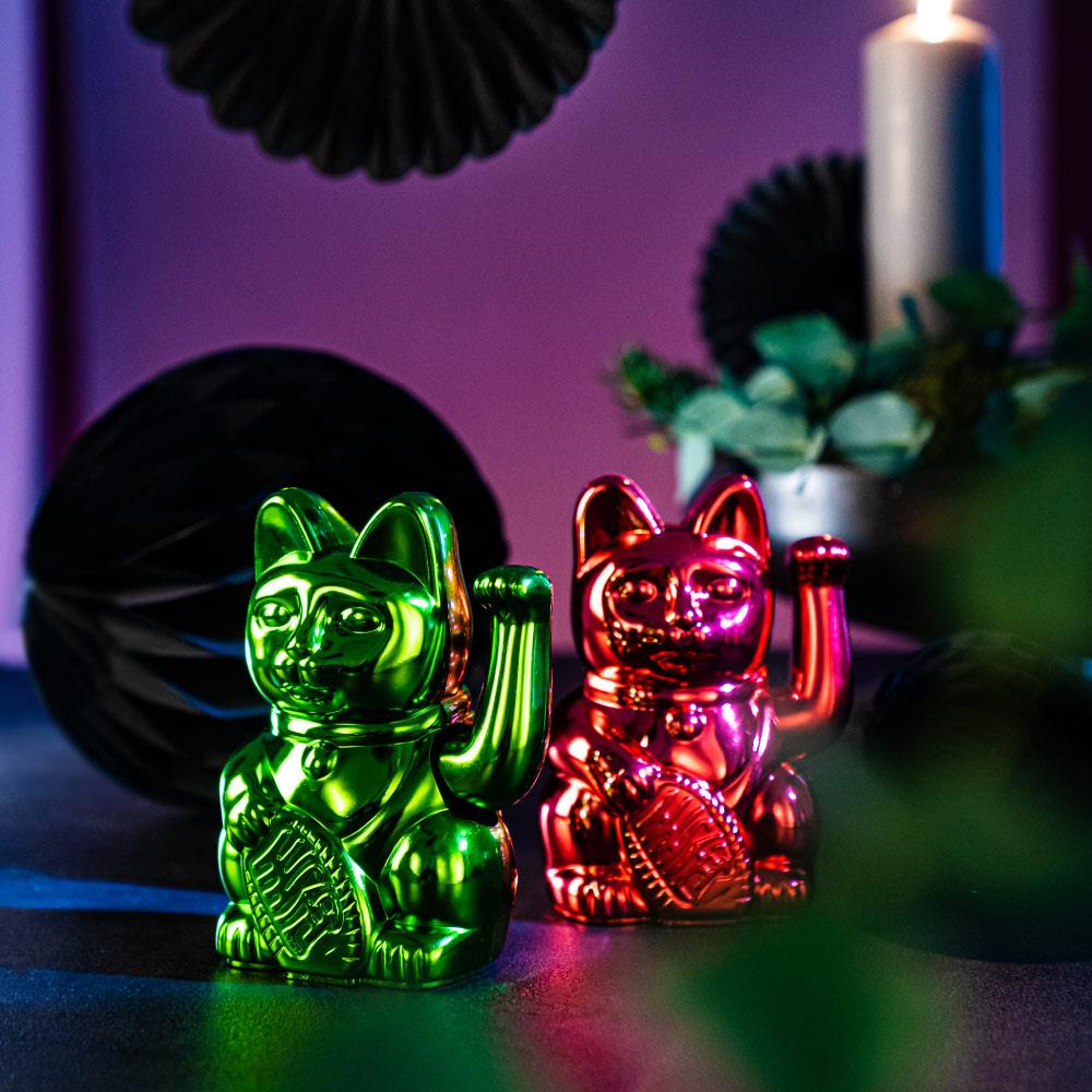 【聖誕限定款】幸運繽紛招財貓（共2色）｜德國 Donkey Lucky Cat