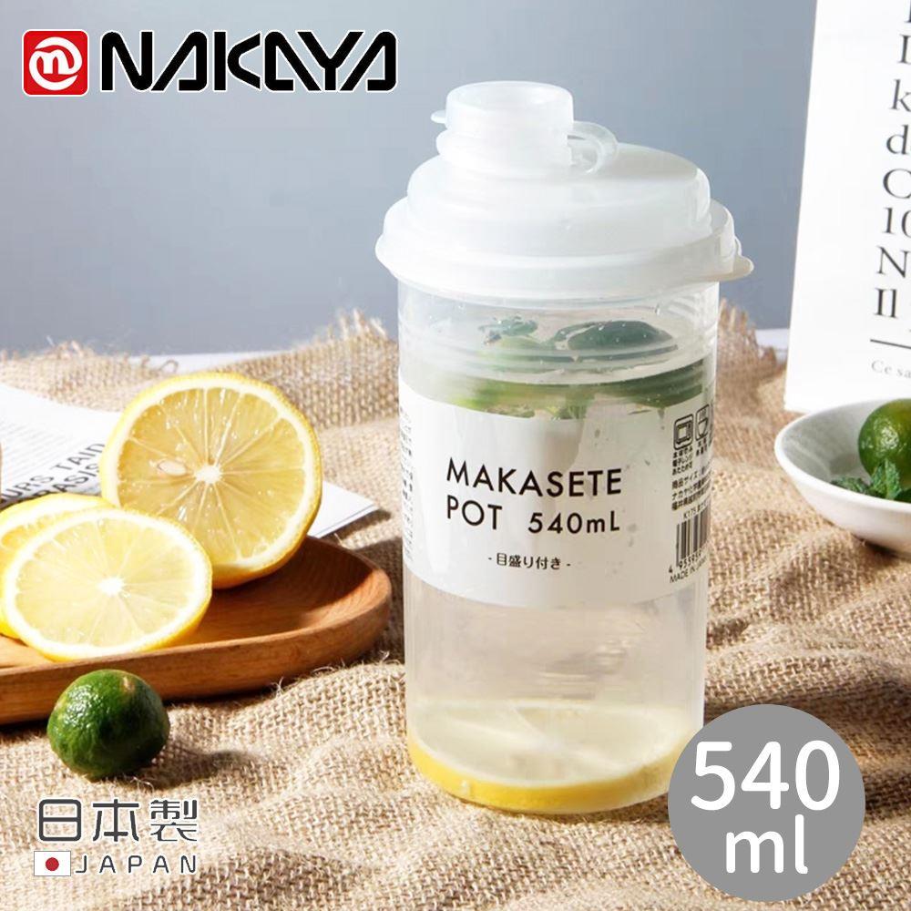 【日本NAKAYA】日本製攜帶式手持水壺540ML(1個x1)