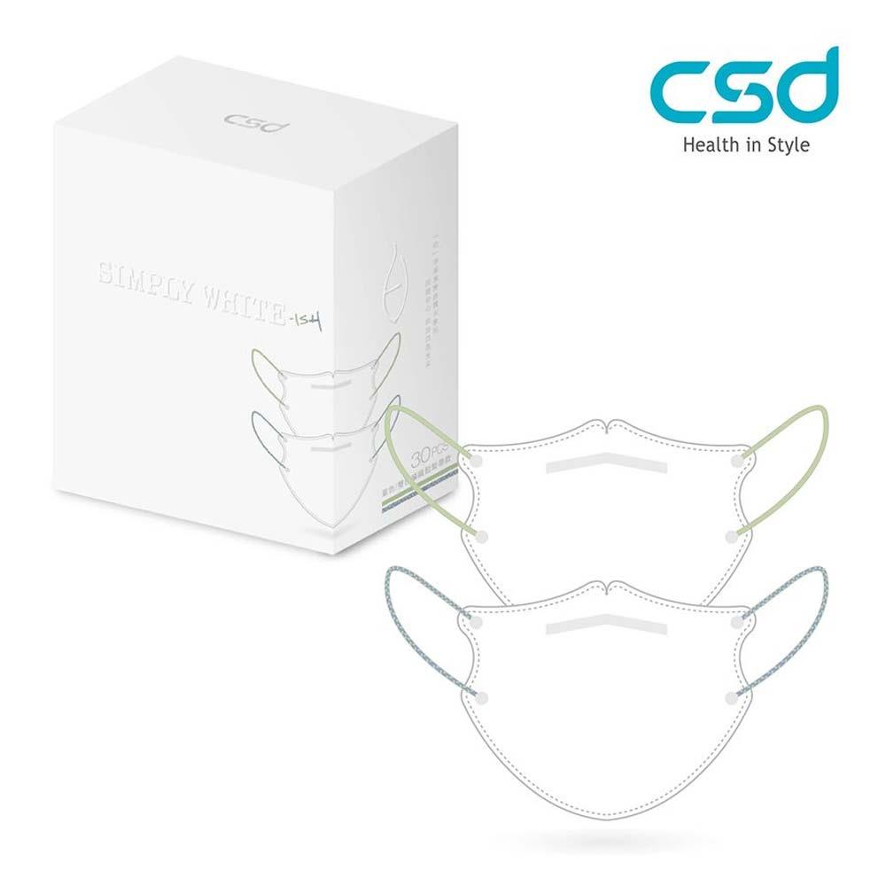 CSD中衛成人3D醫療口罩30入白ish_SS24
