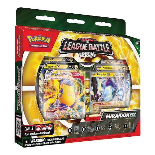 (美版)寶可夢Pokemon 密勒頓ex 牌組 Miraidon Ex League Battle Deck
