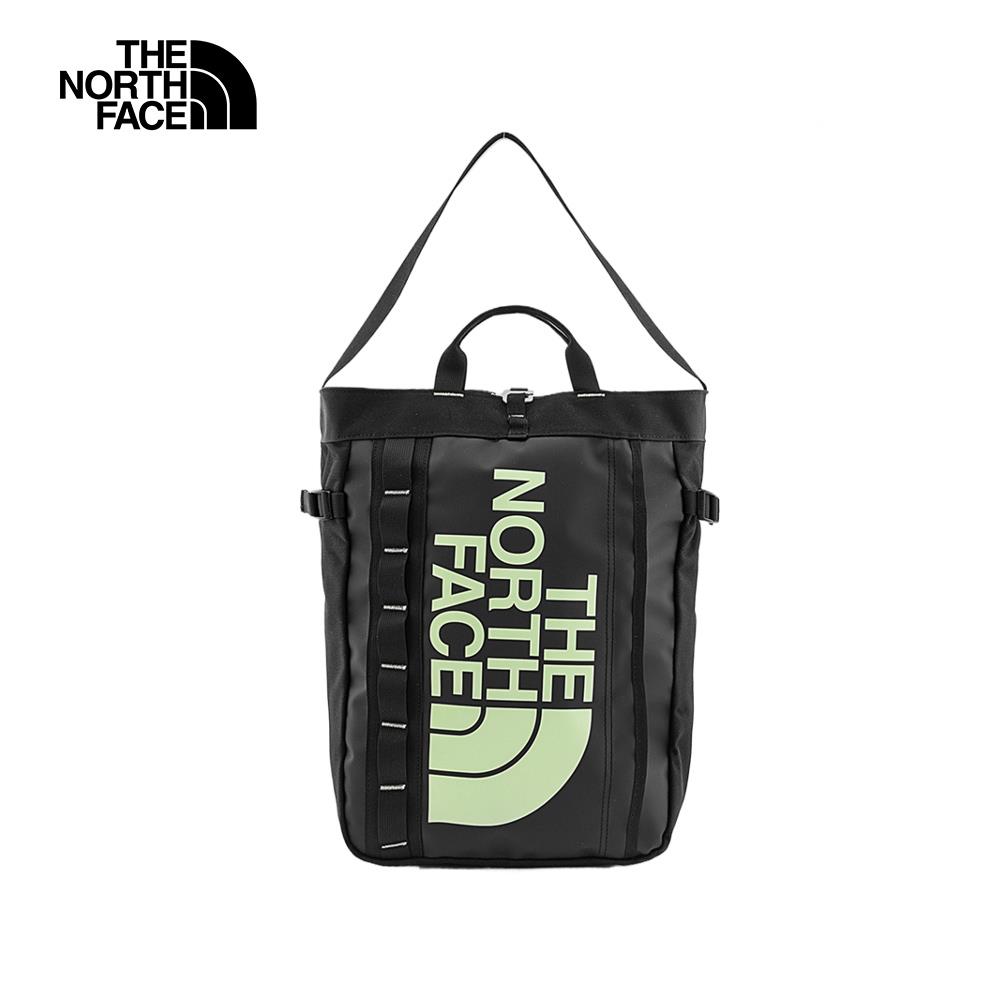 The North Face北面男女款黑色品牌LOGO大容量後背包｜3KX2YOT