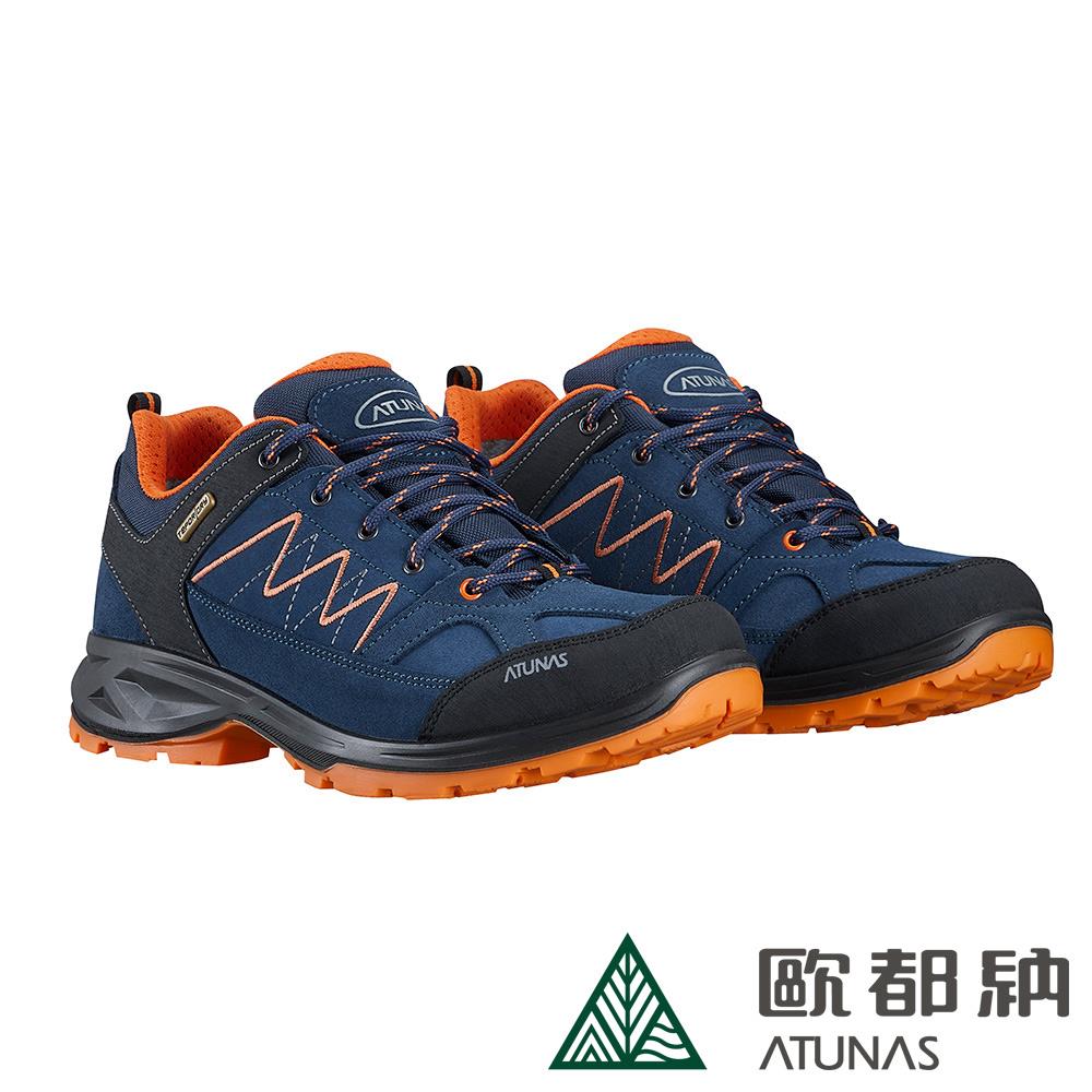 低筒登山健行鞋/防水鞋(A1GCEE13N深藍/防水/透氣/耐磨)
