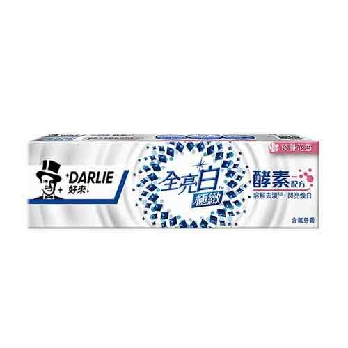好來全亮白極致酵素牙膏淡雅花香120g